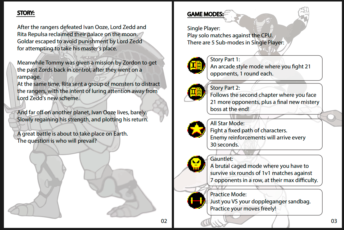 Power Rangers Dnd Notes.pdf Game Manual is now included! - Mighty Morphin Power Rangers - Power ...