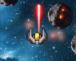 Space mini shooter game screenshot