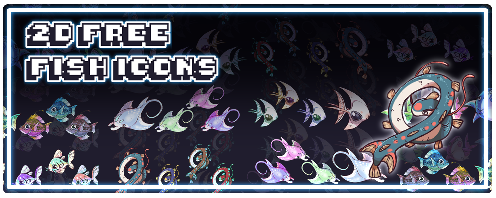 2d Fish Sign 2D Free Fish Icons by VoodooMoose