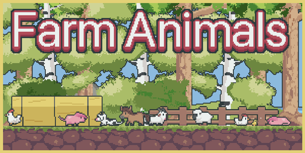Farm Animals! -Pixel Art Asset Pack