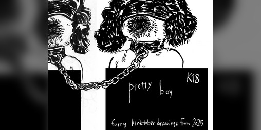 Cover image for pretty boy - kinktober drawings from 2025