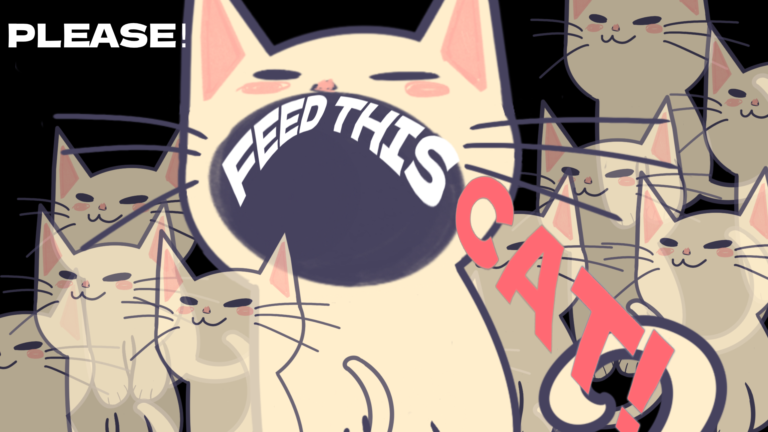Cover image for PLEASE! Feed this cat!