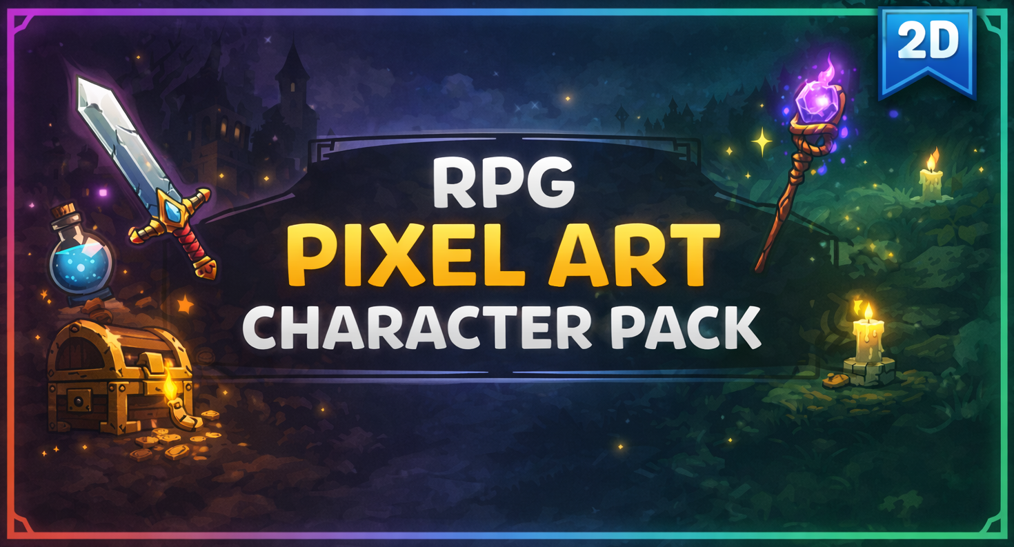 10 Animated RPG Character Asset Pack