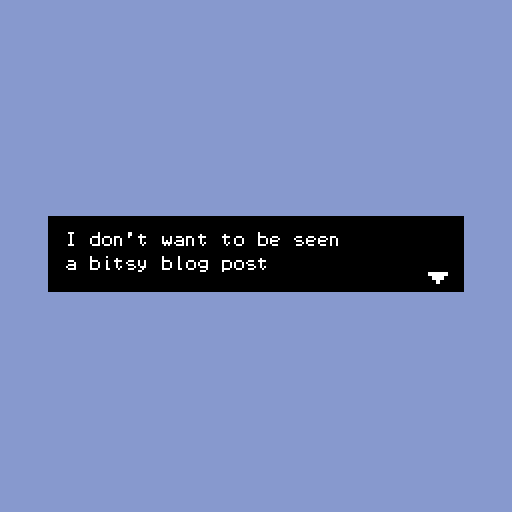 Cover image for I don't want to be seen