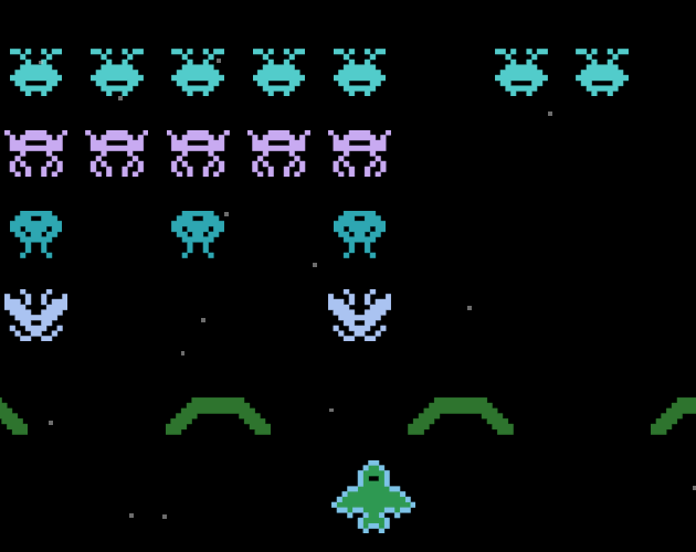 Development Highlights - Space Invaders by Sazarap Games