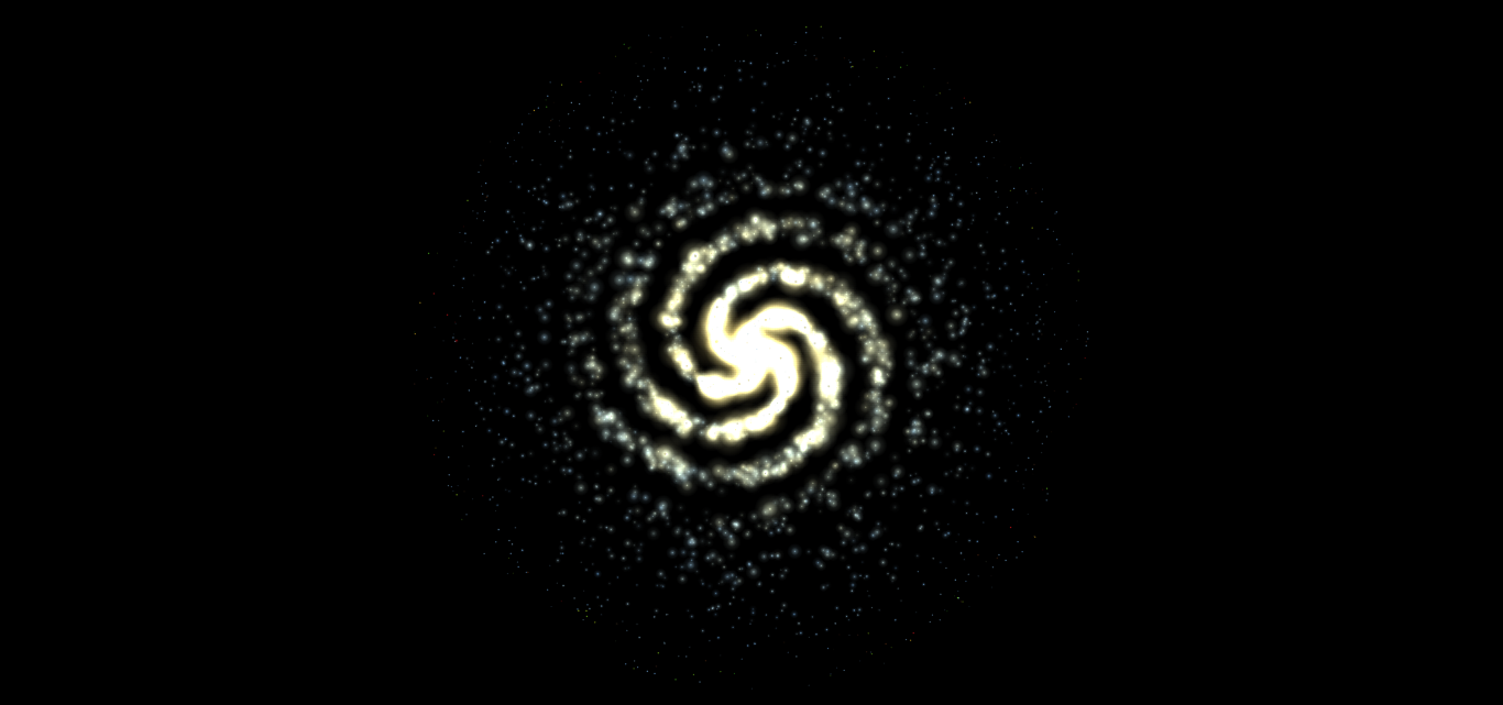 Python Generated Galaxy Galaxy Generator by Lance