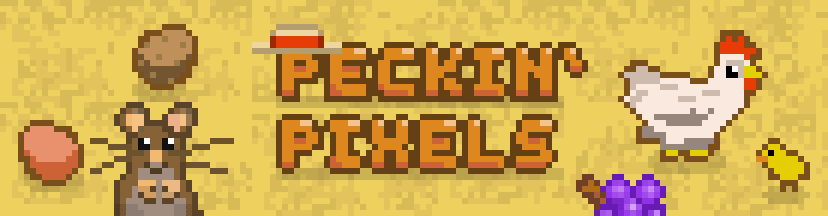 Peckin' Pixels 🕹️ Jogue no CrazyGames