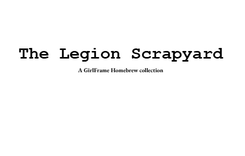 Cover image for The Legion Scrapyard