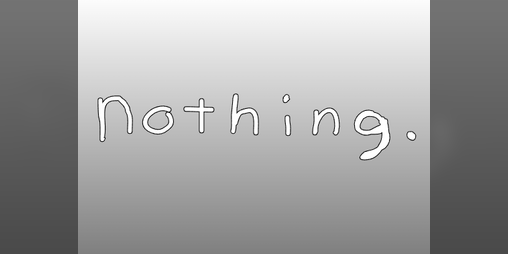 Cover image for NOTHING