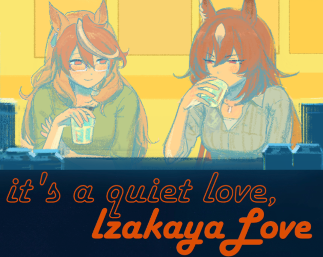 Cover image for It's a quiet love, Izakaya love