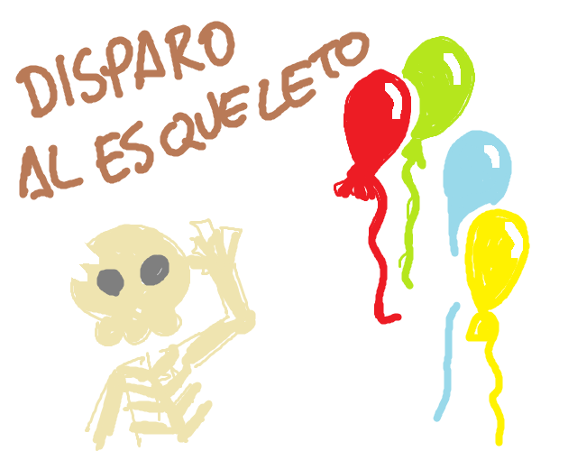 Disparo al esqueleto