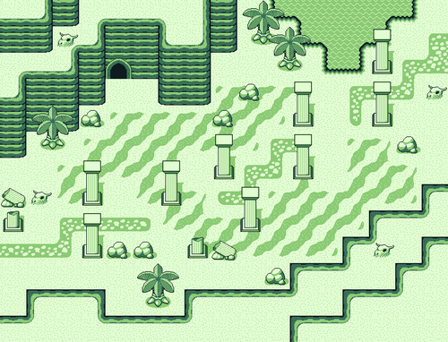Desert Tiles - Retro Gameboy Tileset by Midna