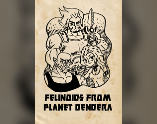 Felinoids from Planet Dendera - A Troika background  