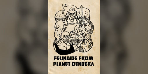 Cover image for Felinoids from Planet Dendera - A Troika background