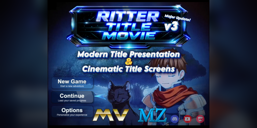 Cover image for Ritter Title Movie System (RPG Maker MV & MZ)