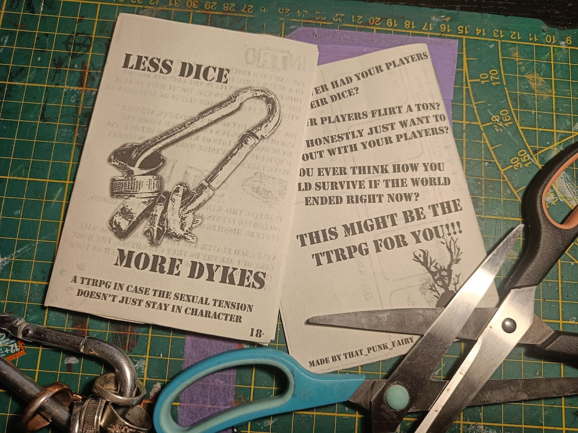 Cover image for Less Dice, More Dykes