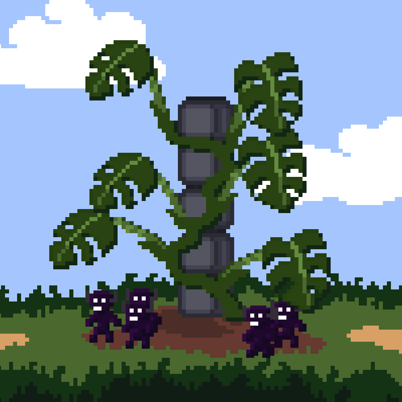 Monster Monstera by Nojoule
