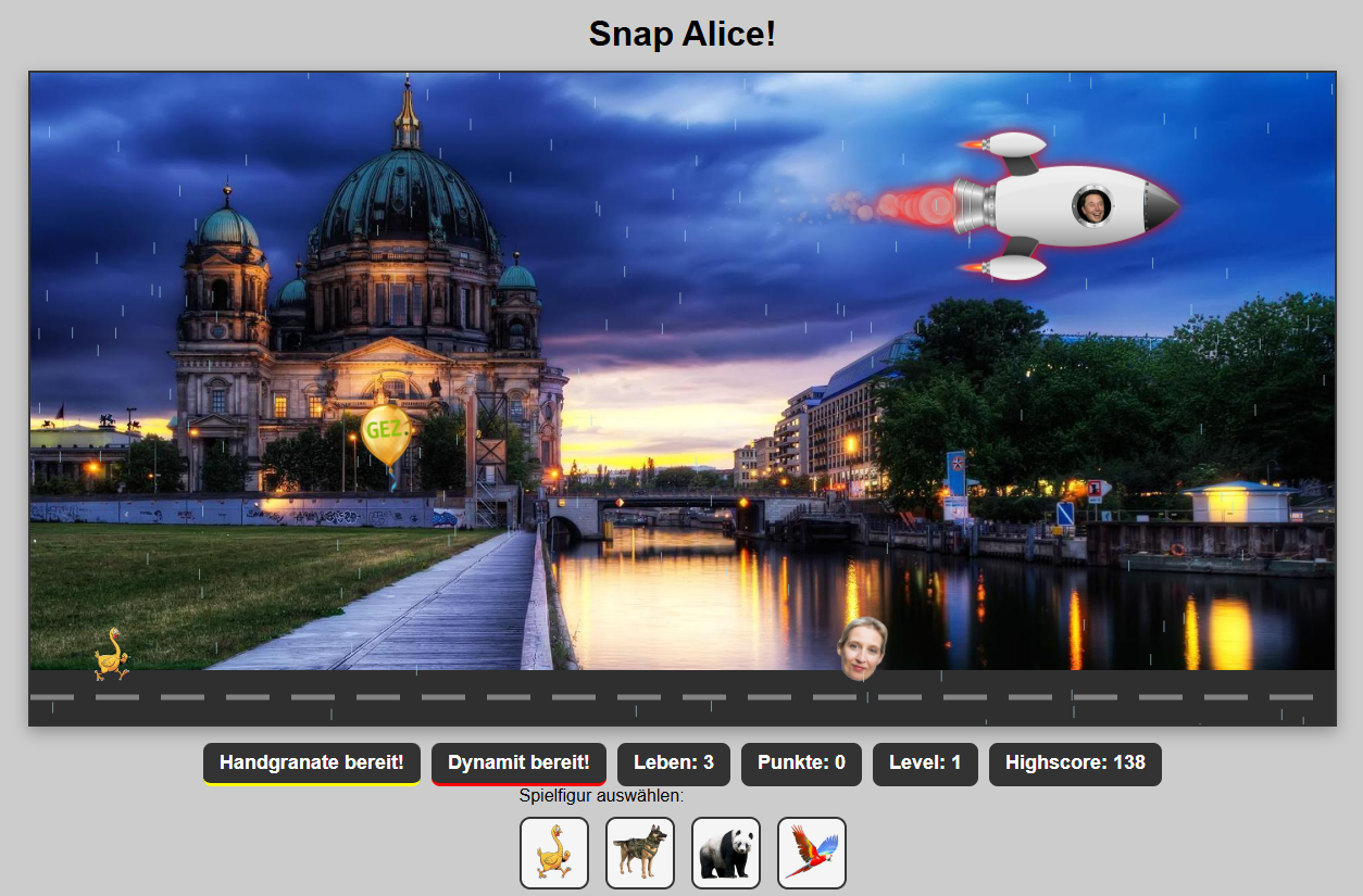 Cover image for Snap Alice - Das AfD Spiel
