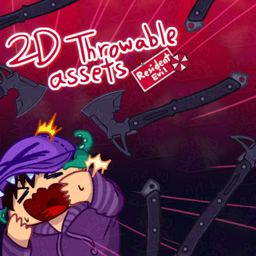 Resident Evil - Leon's axe [2D throwable/decoration assets]