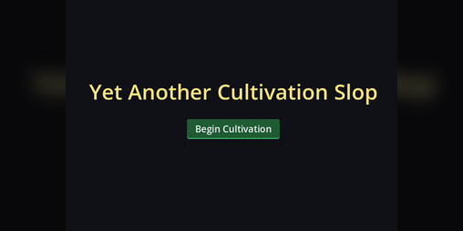 Cover image for Yet Another Cultivation Slop
