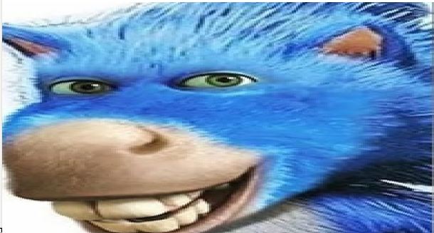 Running Blue Mammal
