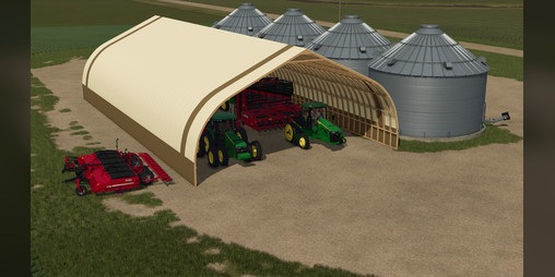 Cover image for FS25 110x60 Drive Through Shed