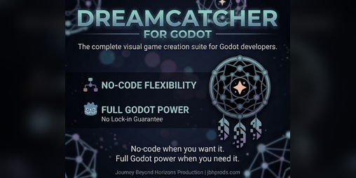 Cover image for Dreamcatcher For Godot: Godot Game Creation Toolkit [Godot Plugin/Addon]