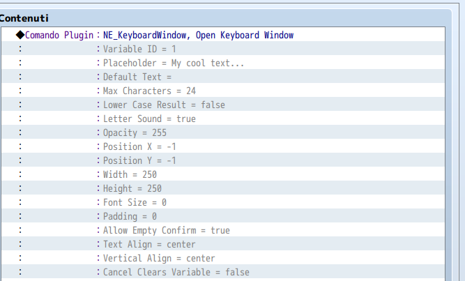 Update v1.2.0! New features, Plugin Commands and more! - Keyboard Input ...