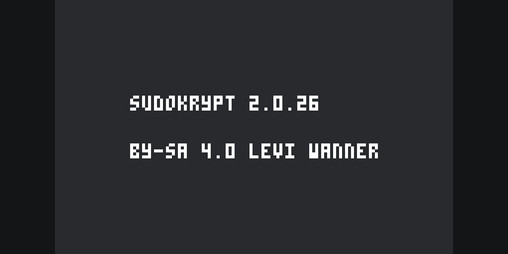 Cover image for SUDOKRYPT 2.0.26