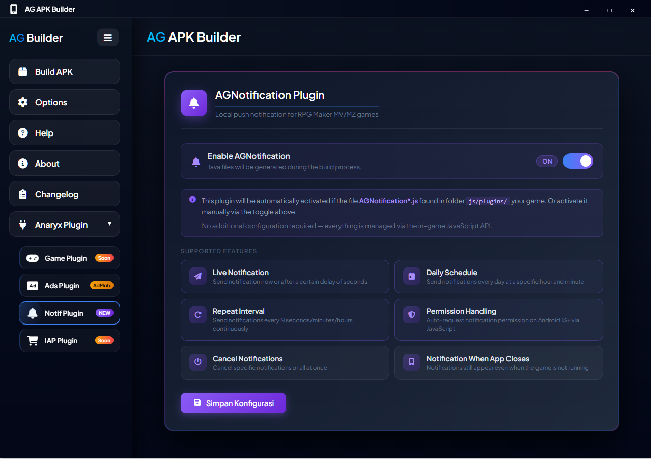 UPDATE v1.3— AdMob & Notifications - AG APK BUILDER ANDROID EXPORT TOOL ...