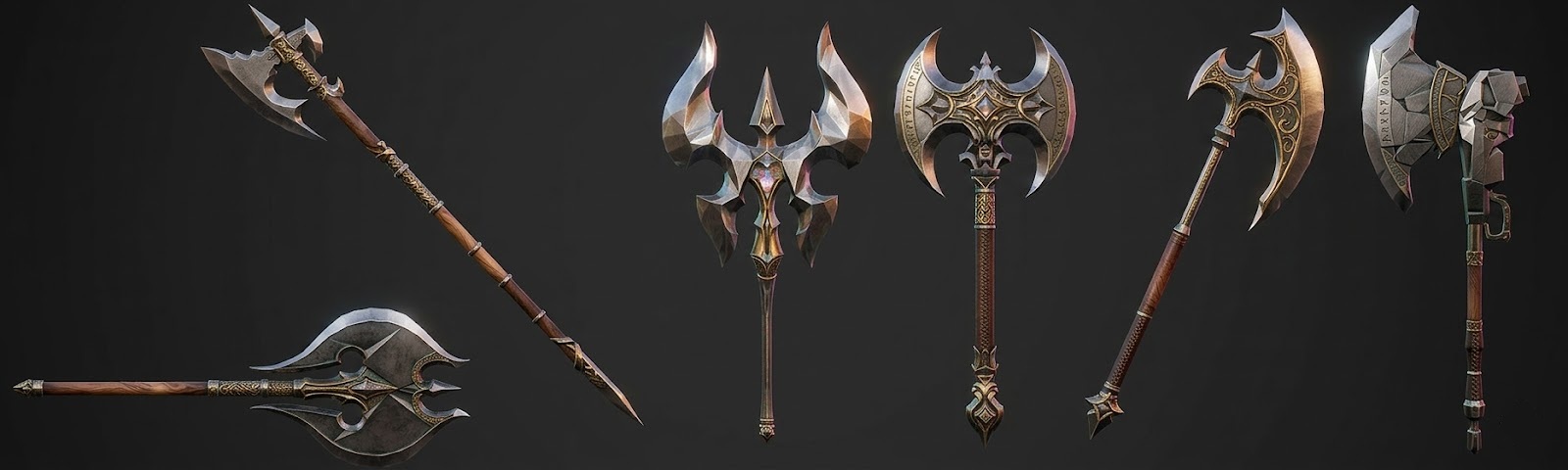 Wepaons For Rps ⚔ Low Poly Fantasy Weapon Pack 40 Game Ready RPG Weapons by ChicoInward