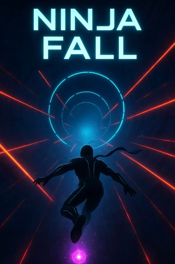 Ninja Falling Rocks Ninja Fall by PedroAlex123