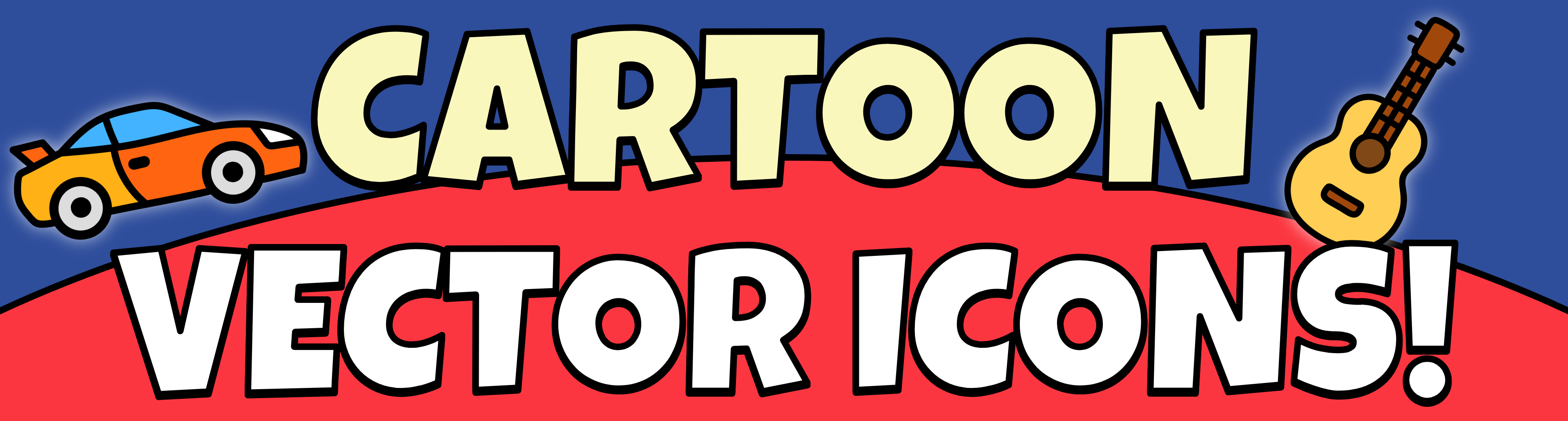 Cartoon Icons Vector Pack