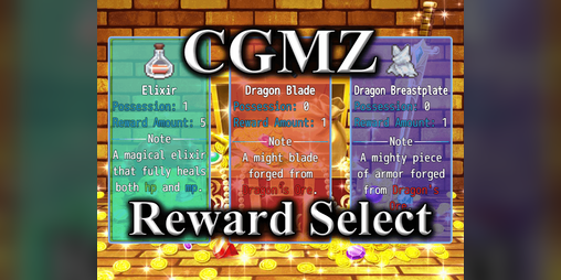 Cover image for [CGMZ] Reward Select for RPG Maker MZ