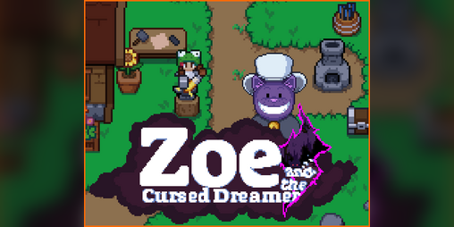 Cover image for Zoe and the Cursed Dreamer