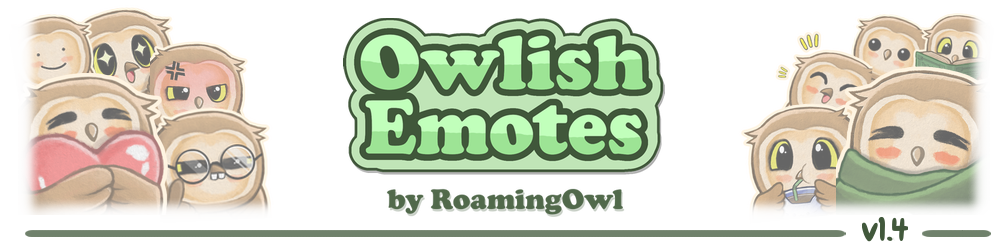 Owlish Emotes