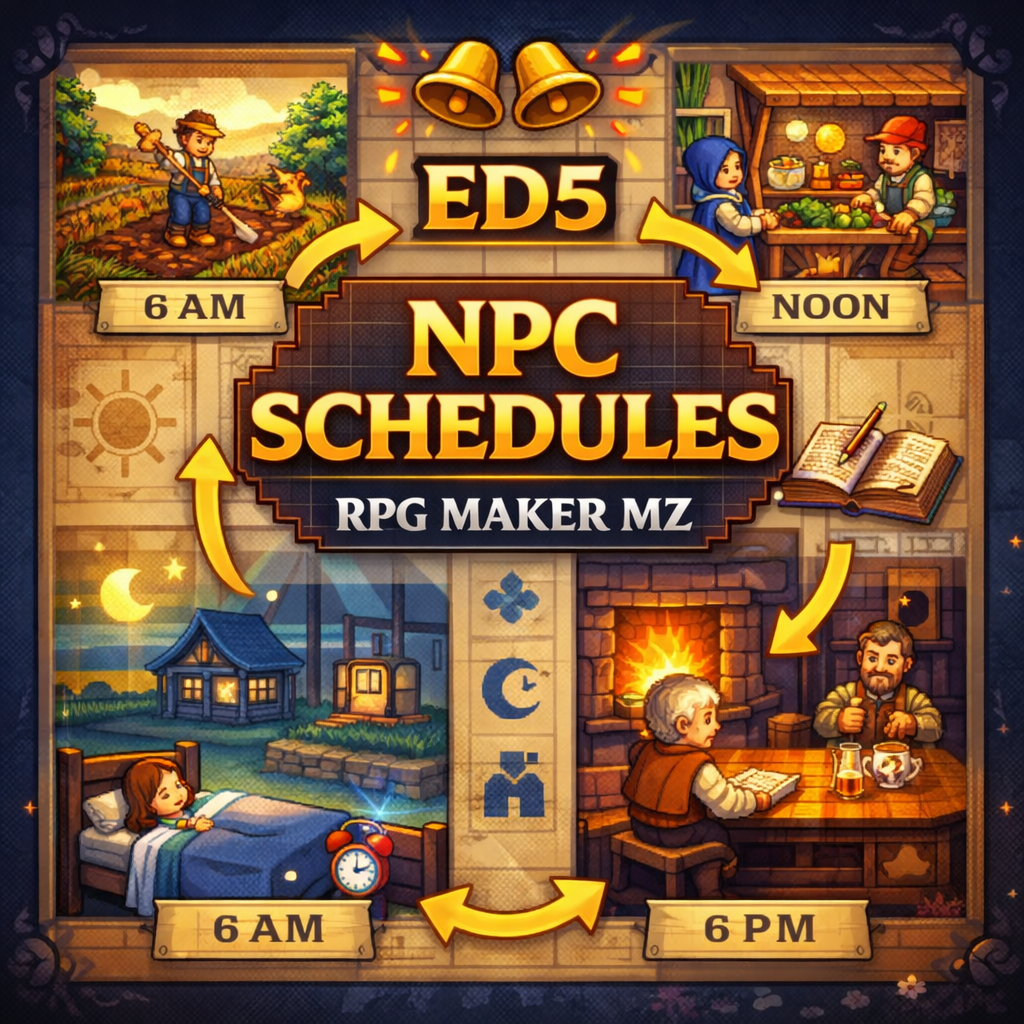 ED5 NPC Schedules Plugin by ChigooX