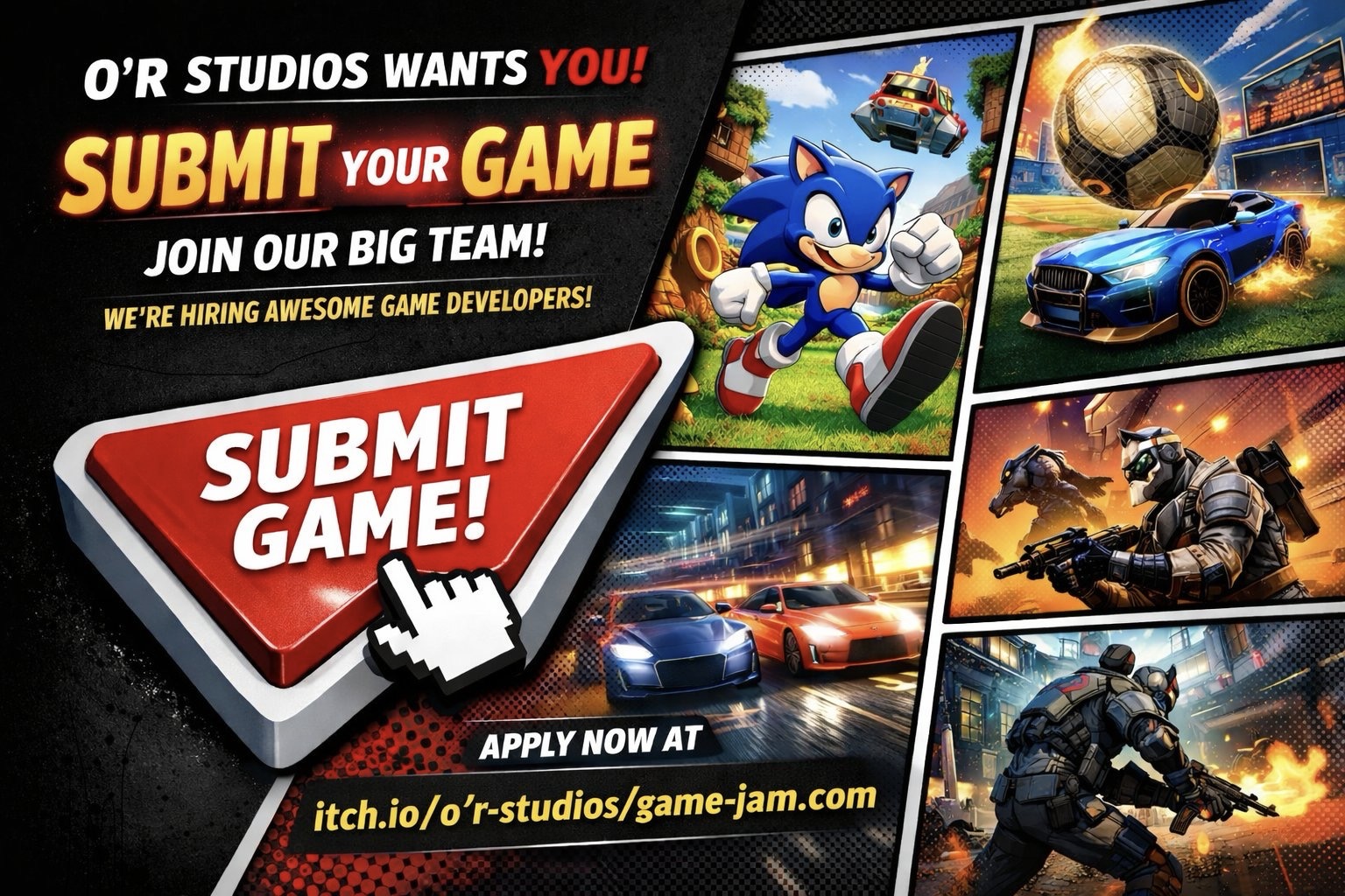 O’R Studios Competition for hiring. - itch.io