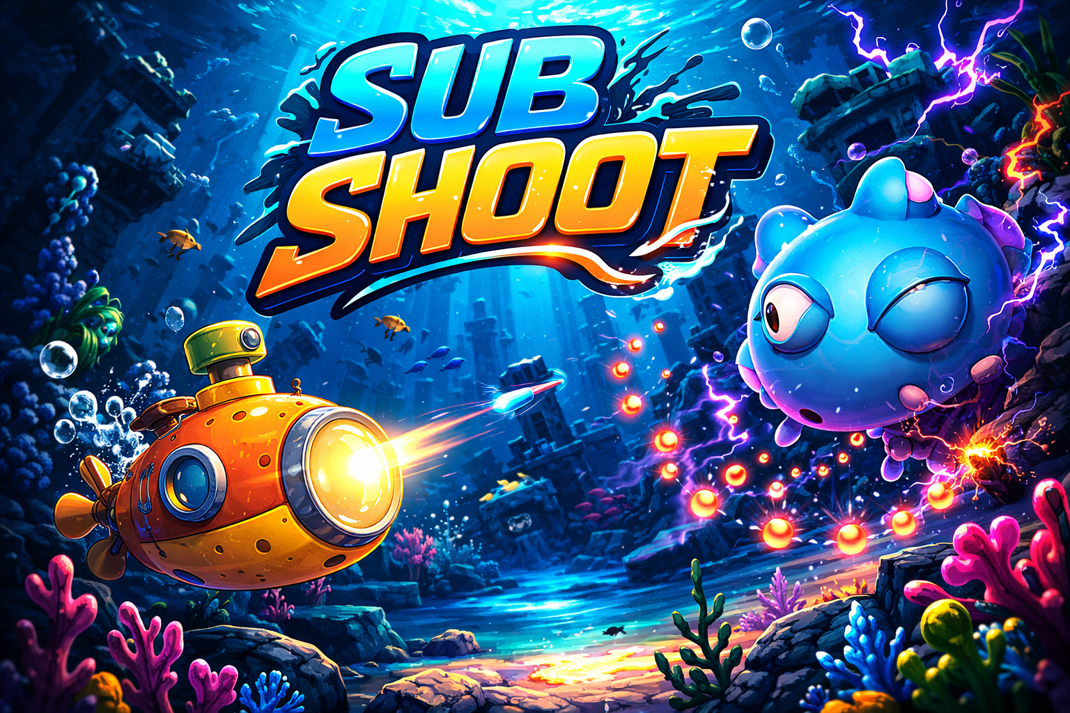 Unity First Game Sub Shoot by 555Tanawan for RMUTT Unity First Game Jam #6 - itch.io