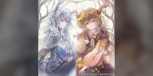 Cover image for Hourglass Fantasy -Spring and Winter Garden-