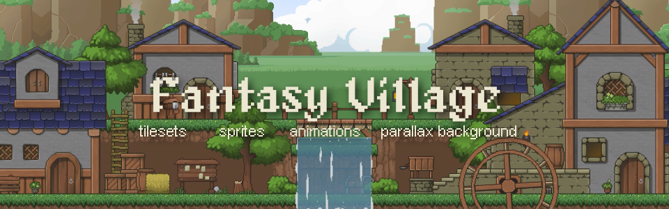 Fantasy Village Pixel Art Asset Pack