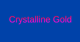 Cover image for Crystalline Gold