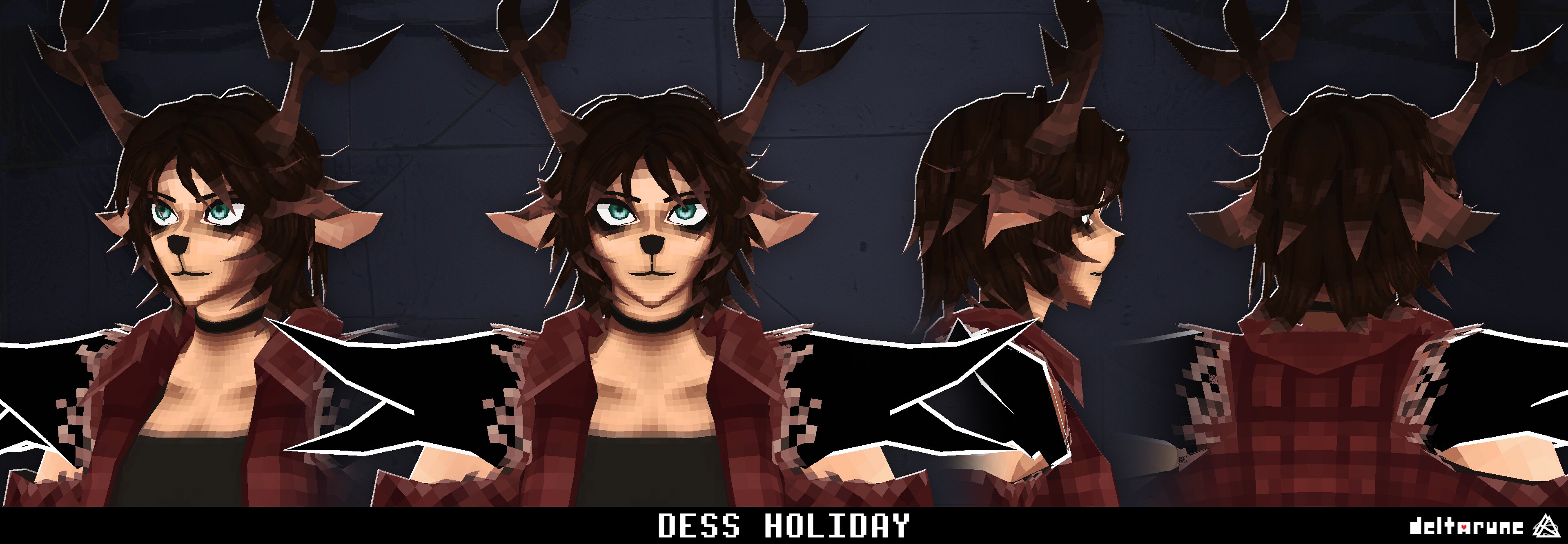 Dess Holiday | 3D Model DELTARUNE