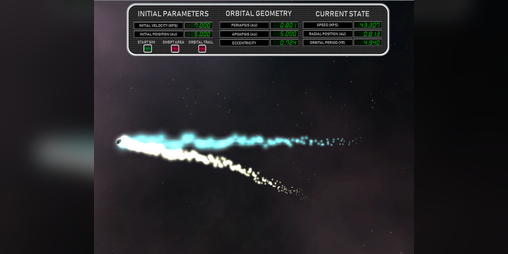 Cover image for Simple Comet Simulation