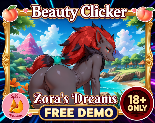 Cover art for Beauty Clicker: Zora's Dreams - FREE DEMO by Split Peaches — adult visual novel