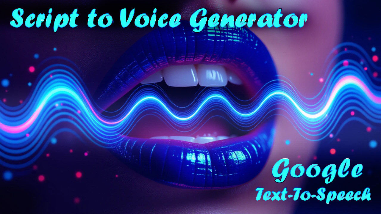 Script to Voice Generator - GoogleTTS
