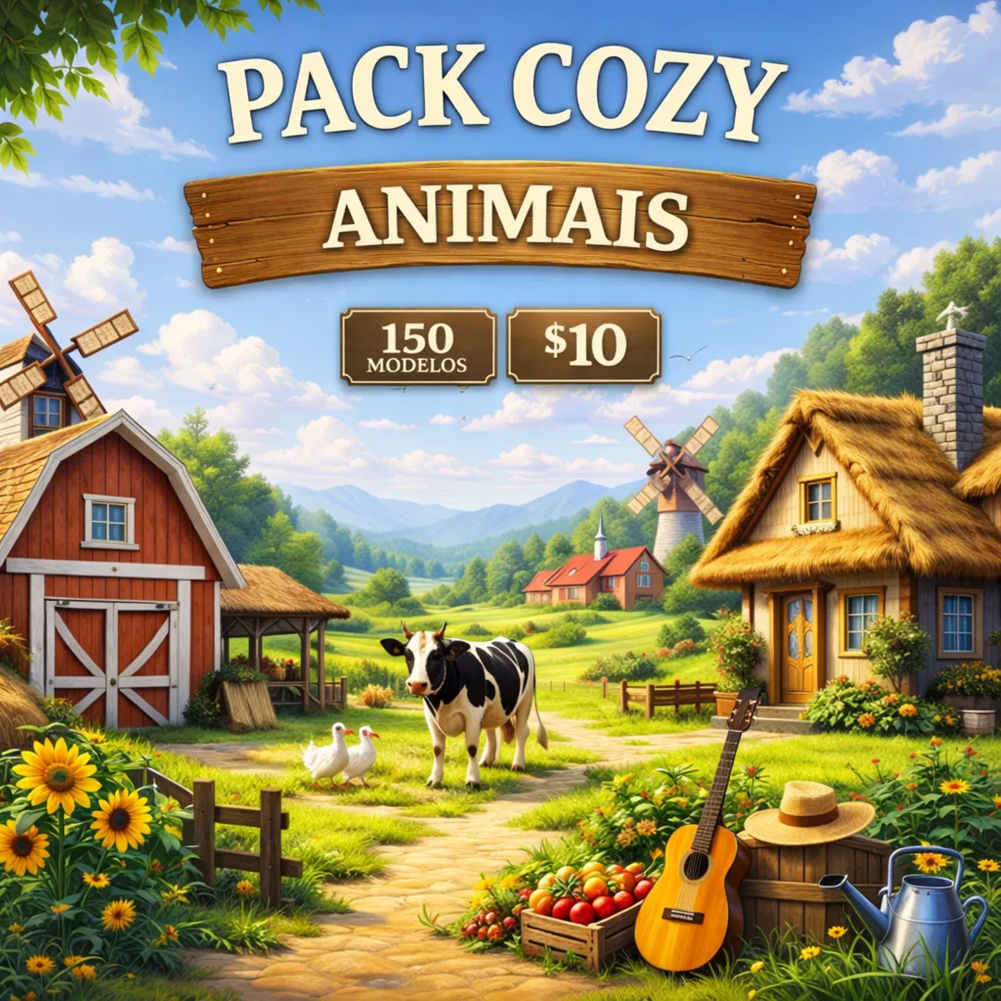 PACK COZY ANIMALS