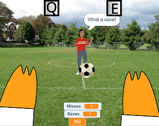 Meowing Goalkeeper