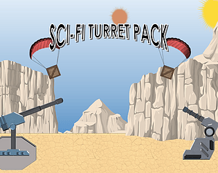 Tower Defence Sci-Fi Turrets Pack