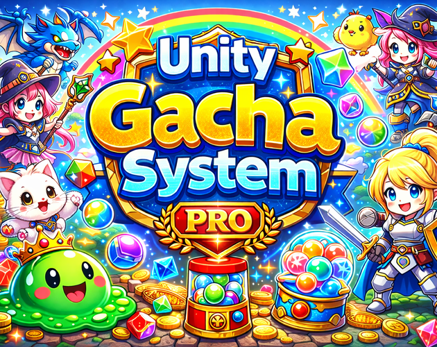 Unity Gacha System PRO Complete RPG Gacha Framework by 268studio